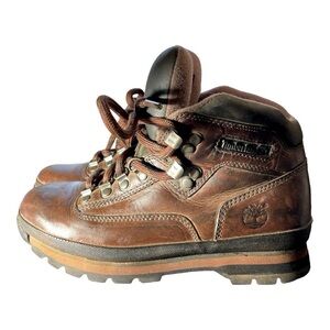 Timberland Euro Hiker 95301 Women’s Brown Leather  Waterproof boot sz: 7M
